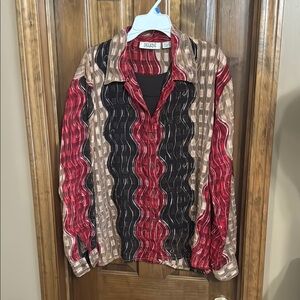 Silk Sienna Multicolor Blouse